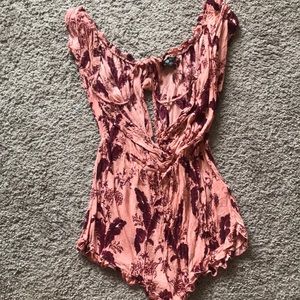 Topshop Pink Romper